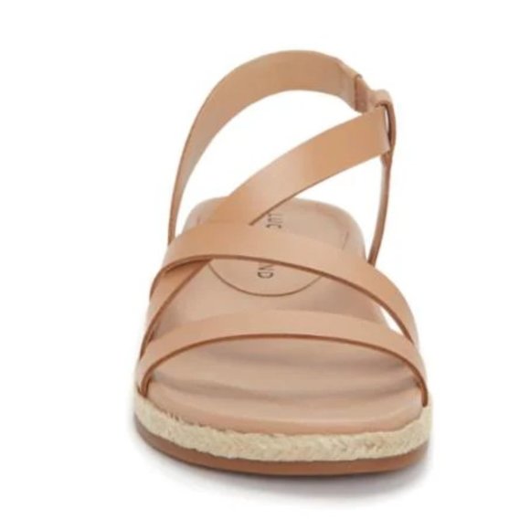 🆕️ New Lucky Brand Darli Slingback Sandal, Size 6.5 in Tan Leather - Picture 4 of 8